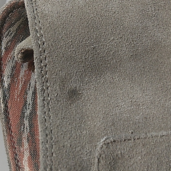 Tom's Desert Tan Genuine Suede Wedge Ankle Bootie Size 8.5 - Picture 16 of 17